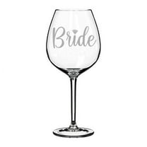 Wine Glass Goblet Bride (20 oz Jumbo)