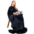 thumbnail image 5 of Winthome Wearable Blanket with Sleeves Super Soft TV Throw Blanket(Black) Comfy Warm for Adult Women Men XL(55.1*78.7''), 5 of 8