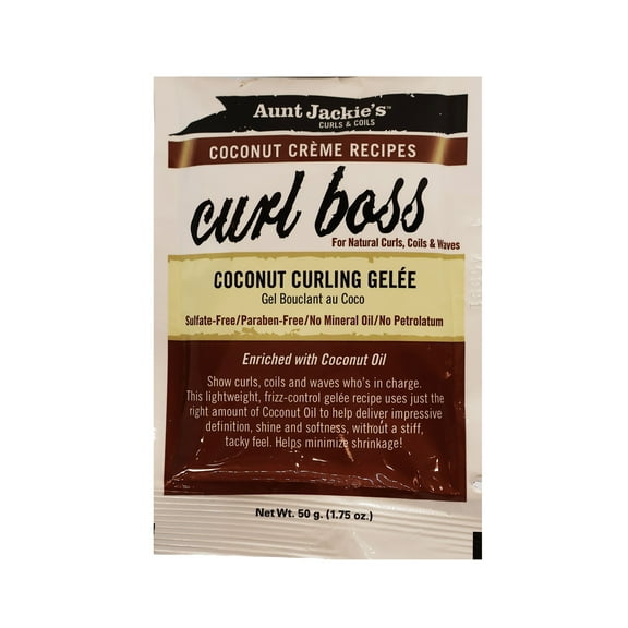 Aunt Jackie's Coconut Curl Boss Curling Gelee Packette 1.75 Oz.