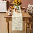 thumbnail image 6 of Christmas Winter Table Runner, Snowflake Xmas Flower Cotton Linen Kitchen Table Decoration Washable Dining Tabletop Runners for Home Party Decor 13x72 Inches, 6 of 9