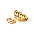 thumbnail image 1 of Headless Acoustic Guitar Bridge with Locking Nut Professional Precision Fitting Bass Spare Parts Studio Practice School Musical Instrument Gold, 1 of 8