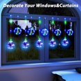 thumbnail image 1 of Christmas Window Hanging Light Decorations: Fairy Curtain Light with, 1 of 4
