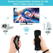 LUXMO Wii Remote Controller Motion Plus and Nunchuck for Wii/Wii U Console Video Games