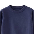 thumbnail image 5 of Daiosportswear Girls Sweater for Teen Girls Solid Soft Cable Knit Crew Neck Long Sleeve Pullover School Fall Outfits 2-15Y Navy, 5 of 9