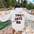 thumbnail image 4 of Hoodies Sweatshirt for Women Long Sleeve Pullovers for Women Oversized Hoodies for Women White Clothes Fall Sweatshirt Clothes for Women, 4 of 8