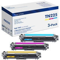 TN-221 TN-225 TN221 TN225 Compatible Toner for Brother TN225C TN225M TN225Y HL-3170CDW MFC-9340CDW HL-3140CW MFC-9330CDW MFC-9130CW Printer Ink (Cyan,Magenta,Yellow)
