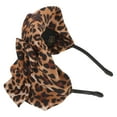 thumbnail image 1 of unbranded Wide Leopard Knotted Headband Animal Print Hairband for Casual and Work, 1 of 8
