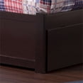 thumbnail image 4 of Richmond Lit Plateforme Simple en Bois avec Pied de Lit et Tiroirs de Rangement, Couleur Espresso, 4 of 9