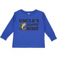thumbnail image 3 of Inktastic Uncle's Fishing Buddy Boys Long Sleeve Toddler T-Shirt, 3 of 5