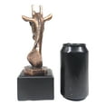 thumbnail image 7 of Wild Safari Giraffe Head Bust Electroplated Bronze Finish Statue With Base, 7 of 7