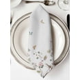 thumbnail image 2 of Vintage Botanical Cloth Napkins Washable Set of 6, Spring Floral Botterfly Summer Flower Reusable Dinner Table Napkins Cloth Bulk for Weddings Kitchen Restaurants Hotel Events Parties 20 x 20 Inch, 2 of 9