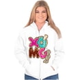 thumbnail image 3 of XOMG POP Cookie Crunch Band Logo Women Plus Size Zipper Hoodie Brisco Brands 2X, 3 of 5