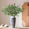 thumbnail image 5 of Artificial Eucalytus Green Branches Faux Ficus Twig Home Office Shop Decoration (2PCS), 5 of 6
