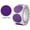 Purple, variant on Orange 500 Pieces Round Color Coding Dot Stickers In Vibrant Orange 2.5Cm Diameter For High-Visibility Markings Energetic Crafts And Attention-Grabbing Labels
