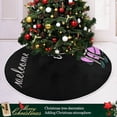 thumbnail image 6 of FMSHPON Skeleton Welcome Xmas Christmas Tree Skirt Stand Mat for Holiday Party Decoration Indoor Outdoor 48 inches, 6 of 6