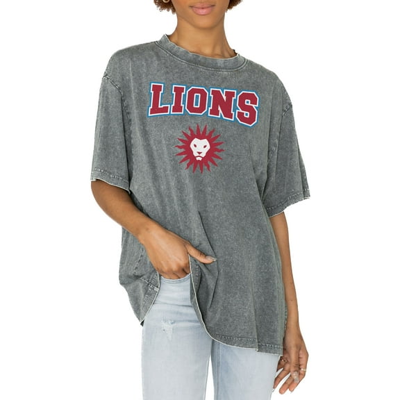 Women's Gameday Couture Gray Loyola Marymount Lions Solid Defense Oversized T-Shirt