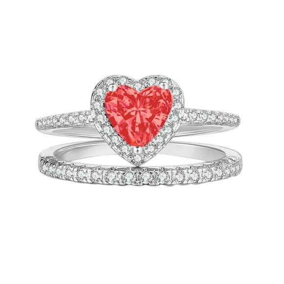 Fiudx Elegante Joyería de Moda Nupcial Circonita Diamante Elegante Boda