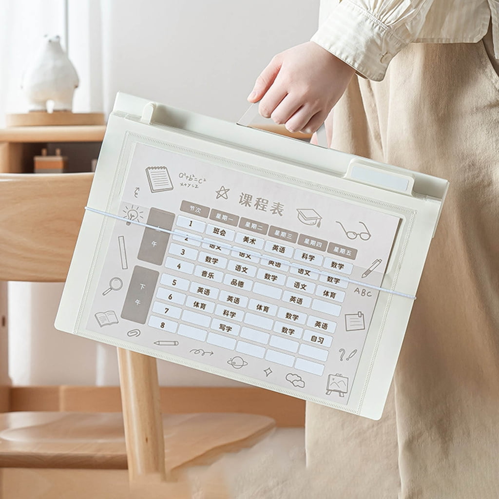YongCo Wall Hanging Document Organizers 6 Pocket Expanding File Organizers Document Bag