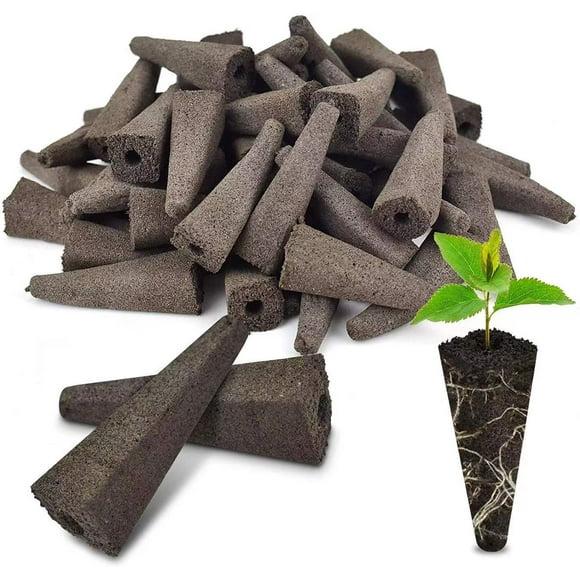 Jinsinto Flower Growing Sheep Seed Pods Seed Starter Sponge Pods Compatible with Germination Growing Sponge Seeds Starter Prings Hydroponic Seed Start Kit 10pcs