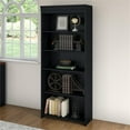 thumbnail image 2 of Kingfisher Lane 5 Shelf Bookcase in Antique Black - Engineered wood, 2 of 5