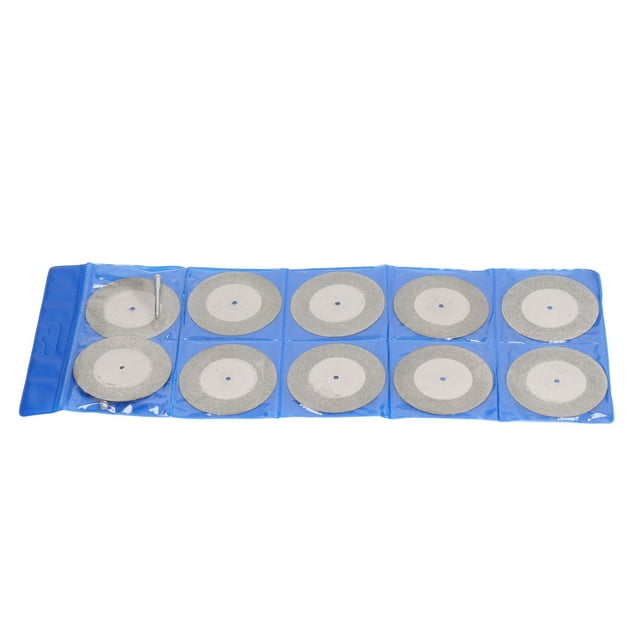 Disque de Coupe, Ensemble de Roue de Meulage Facile à Installer, Taille Standard Résistante aux Chocs avec 2 Tiges de Connexion pour Traitement de Pierre en Bois et Métal 60mm / 2.4 Po