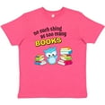 thumbnail image 3 of Inktastic No Such Thing as Too Many Books with Cute Owl Youth T-Shirt, 3 of 5