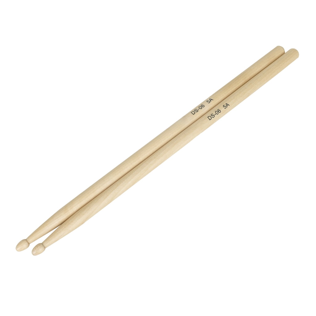 12Pair 5A/7A Maple Wood Drum Stick Practical Drumstick for Adults and Kids