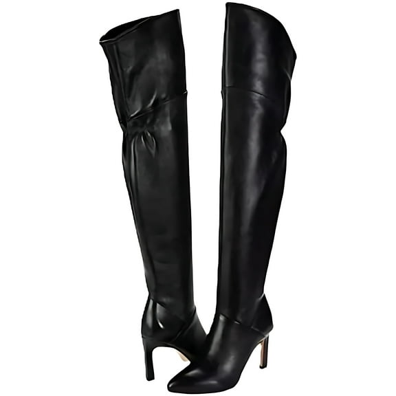 Franco Sarto Women's Callie Over-The-Knee Boot Black 6.5M