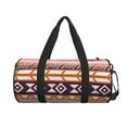 thumbnail image 2 of XMXT Unisex Large Sports Tote Gym Bag for Women, Aztec Native Style Retro Print Weekenders Bags Travel Bag, 2 of 8