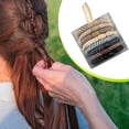 thumbnail image 4 of Diadema trenzada Diadema de goma de alta elasticidad Diadema con cinta de color, 4 of 8