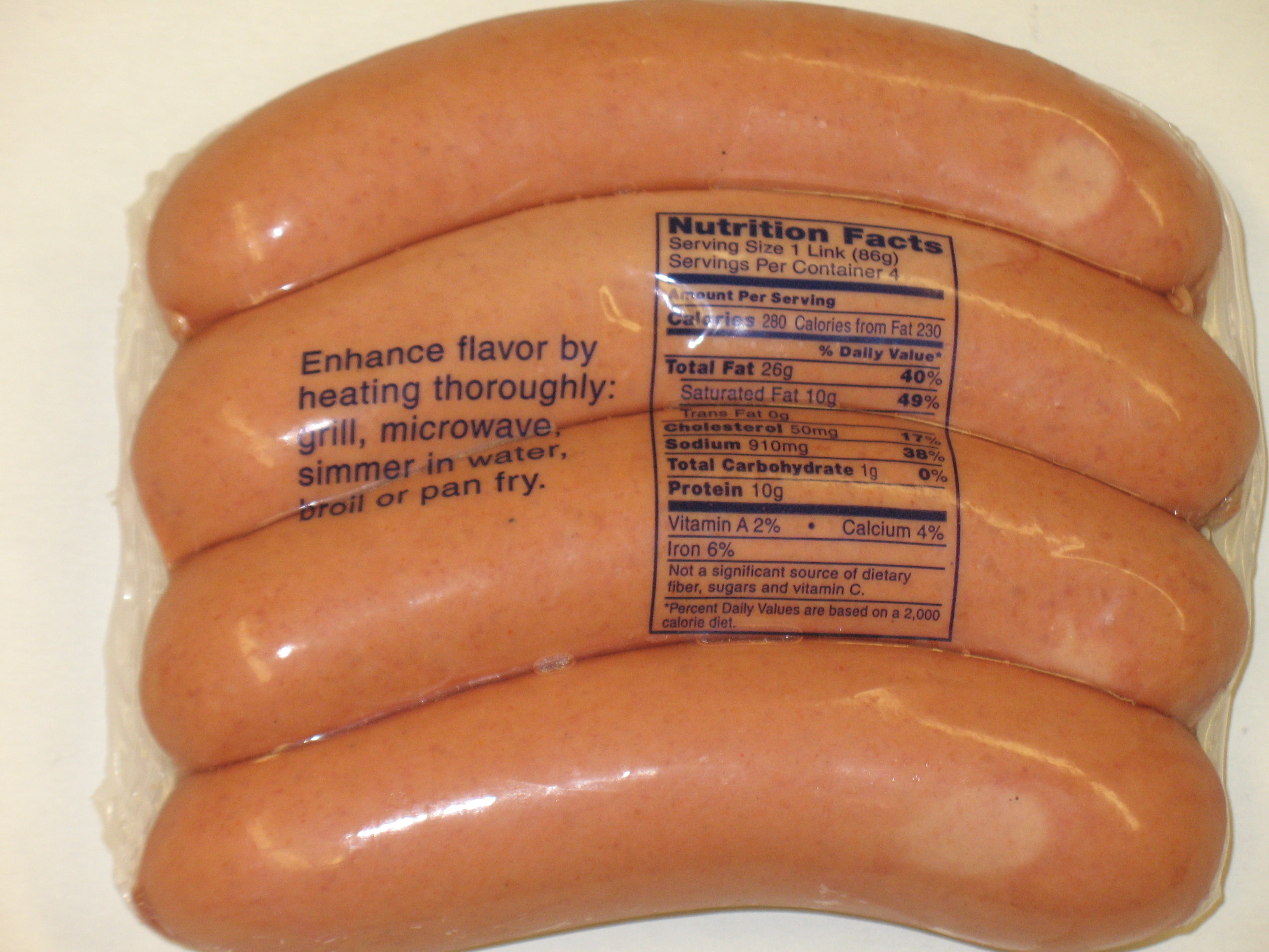 Koegel's Dinner Franks Natural Casing Hot Dog, 4 Count