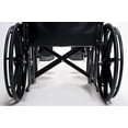 thumbnail image 3 of Graham-Field Traveler HD Wheelchair Heavy Duty, Detachable Full Arm Black, Each - Model 3G010440, 3 of 5