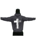 thumbnail image 4 of Wyzesi Oversized Sweatshirts Plus Size Male Long Sleeve Hooded Sweatshirt Solid Color Back Print Sweatshirt, 4 of 5