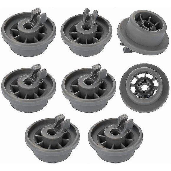 8 Replacement Dishwasher Rack Wheels Fits Bosch Kenmore & Neff Siemens Dishwashers