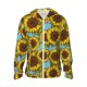 thumbnail image 1 of Balery Sunflowers Sudadera ligera de manga larga con capucha y protección solar UPF 50+ para hombre y mujer, ideal para pesca y running-Small, 1 of 7