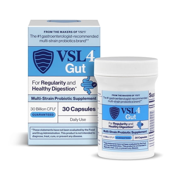 VSL4® Gut Daily Probiotic Supplement, 30 Count