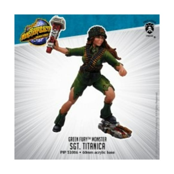 Privateer Press Monsterpocalypse: Green Fury: Sergeant Titanica (Metal)