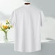 thumbnail image 5 of pstuiky camisetas para hombre, Camisa informal de manga corta con cuello vuelto y cuello redondo de color liso para hombre ropa de hombre s, 5 of 9
