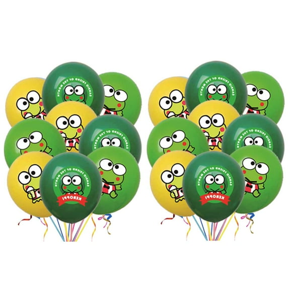 Frog Keroppi Balloons Party Supplies Birthday Favors Decorations Decor Kit Latex