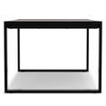 thumbnail image 6 of Simpli Home McKenzie 66 inch x 40 inch Rectangle Modern Industrial Dining Table in Smoky Grey, 6 of 12