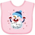 thumbnail image 3 of Inktastic Holiday Snowman Boys or Girls Baby Bib, 3 of 4
