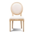 thumbnail image 4 of Riverbay Furniture 19" Oval Back Wood Dining Chairs in Beige (Set of 2), 4 of 9