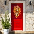 thumbnail image 3 of Baywell Fall Wreaths for Front Door, Autumn Pumpkin Harvest Thanksgiving Vertical Wreath Reef Outdoor Indoor Farmhouse Home Door Decor, 3 of 10