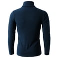 thumbnail image 3 of H2H Mens Casual Slim Fit Pullover Sweaters Lightweight Turtleneck Thermal Basic Designed NAVY US L/ASIA 3XL (KMTTL028), 3 of 6