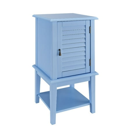 Shutter Door Accent Table, Multiple Colors