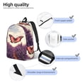 thumbnail image 3 of Easygdp Butterfly Over Lavender Mochila de Lona Resistente para Laptop, Compatible con Laptops de 15 a 17 pulgadas, Ideal para Escuela, Trabajo y Viajes-Medium, 3 of 5