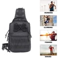 thumbnail image 5 of Bolso de hombro táctico, adecuado para viajes, senderismo, camping y pequeñas mochilas al aire libre., 5 of 5