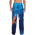 thumbnail image 3 of Pantalon de Pyjama Noir pour Hommes Imprimé Dessin Animé Anime, 3 of 8