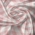 thumbnail image 5 of Ambesonne Abstract Valance Pack of 2, Pastel Gingham Checkered, 54"X12", Pale Pink Rose, 5 of 5