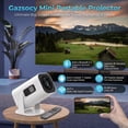thumbnail image 3 of Gazsocy Mini Projector with Wifi and Bluetooth,Smart Video Projector Support 4K Decoding, Built in Speaker and App,200 ANSI, 3 of 7
